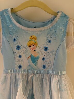 Disney Blue Cinderella Sparkle Princess Dress